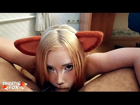 ❤️ Kitsune د هغې په خوله کې ډیک او کم تیر کړ ❤️  په فحش ps.pornburst.ru
